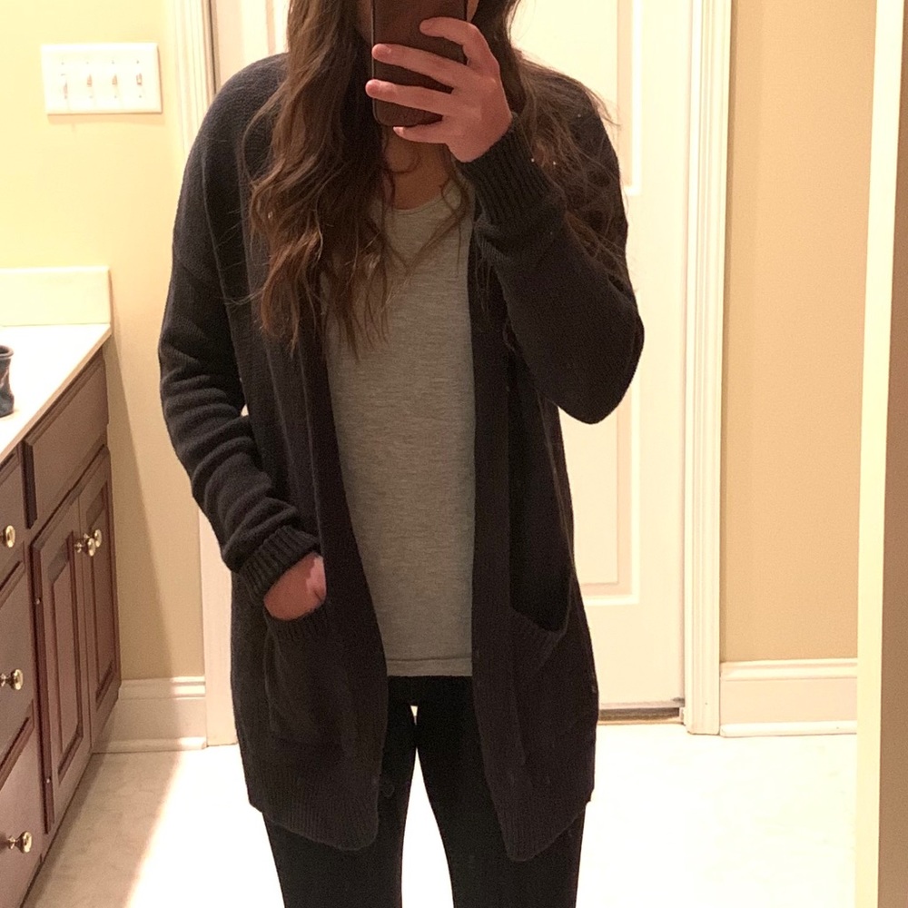 Navy blue cardigan
